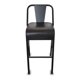 thumbnail image 2 of Bancos metálicos para barra de bar ó cocina Modelo Nisso asiento de lamina respaldo de Metal con lamina Color Negro Moblibar Moderno, 2 of 3