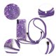 thumbnail image 4 of Estuche para teléfono con cordón para arenas movedizas anticaída de cuatro esquinas para iPhone X/XS - arenas movedizas amor púrpura Xemadio 221028-2, 4 of 9