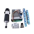 thumbnail image 2 of 500W ER11 / ER16 CNC DC Air Cooled Spindle Motor With Speed Governor + Collets + Clamp + Bits ,Easy to Install, 2 of 7