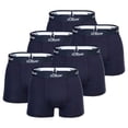 thumbnail image 1 of s.Oliver Calzoncillos para hombre, paquete de 6 - Boxer Briefs, Algodón Stretch Marina XL, 1 of 1