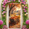thumbnail image 5 of Pumpkin Decor Fall Scene Harvest Theme Banner for Thanksgiving Outdoor Decoration Autumn Display, 5 of 9