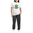 thumbnail image 5 of CafePress - Lucky Charm [Shamrock] Women's Light Pajamas - Women's Short Sleeve Print T-Shirt and Pants Light Cotton Pajama Set, 5 of 7