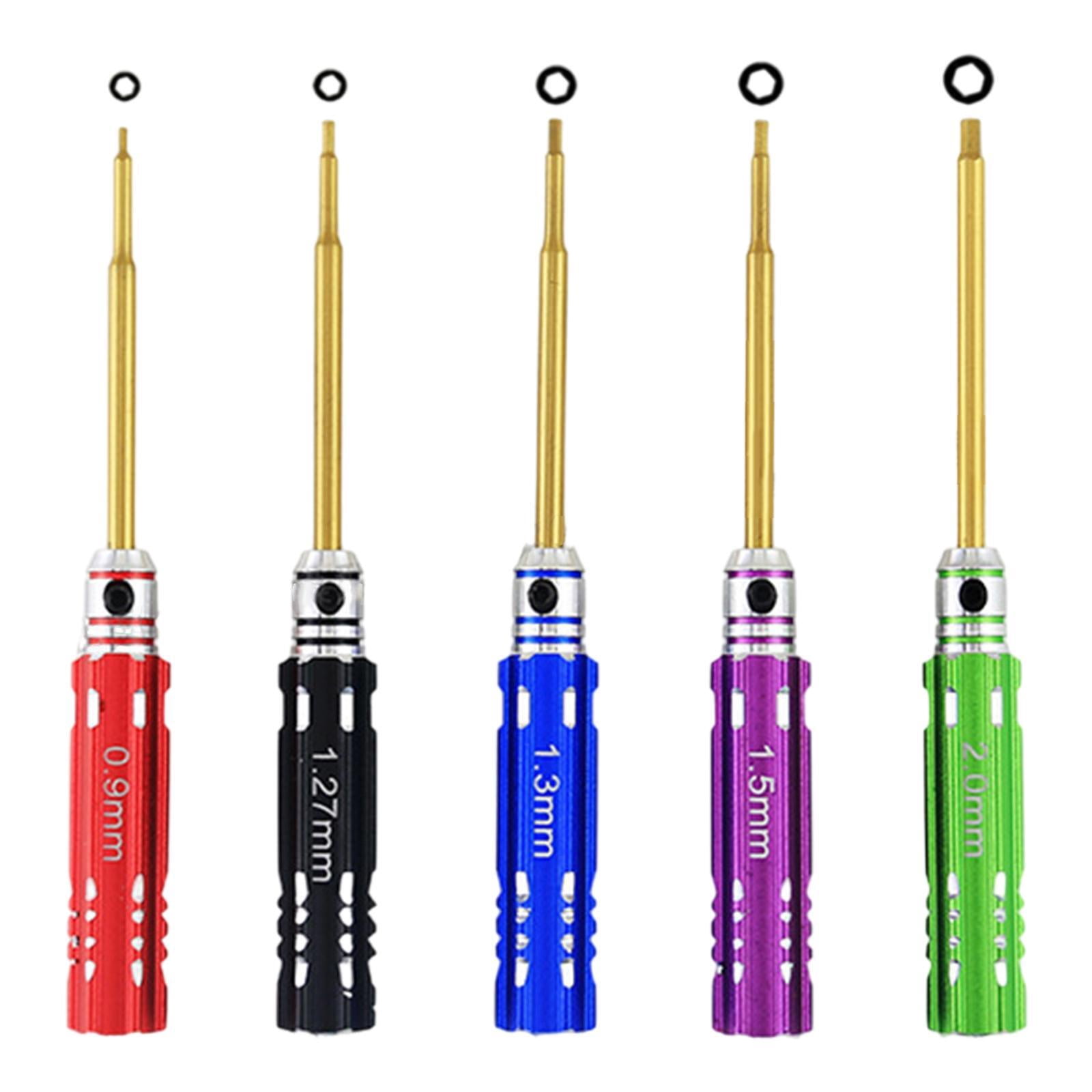 Dalazy 5x RC Screw Driver Screwdriver Set Tool Repair RC for RC Model Car