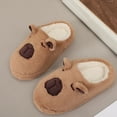 thumbnail image 6 of Brown Women'S Slide Sandals Fashion Flat Sandals Cute Animal Capybara Slides Comfortable Indoor Outdoor Summer Fall Slippers Size 40, 6 of 9