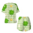 thumbnail image 5 of Lsque St Patrick's Day11 Women's Short-Sleeved Pajama Set - 2 Piece Soft and Lightweight Sleepwear Set-4X-Large, 5 of 9