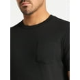 thumbnail image 4 of George Men's & Big Men's Crewneck Pocket Tee with Short Sleeves, Size XS-3XL, 4 of 5