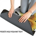 thumbnail image 3 of Black White Cow Pattern Sunflower Hot Yoga Mat Towel Non Slip for Hot Yoga - Quick-Drying Yoga Mat Cover with 4 Corner Pockets with Travel Bag - Hot Yoga Towel Non Slip 74"x26", 3 of 6