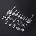 thumbnail image 3 of 21Pcs Charms, Music Elements Musical Instrument Beads Pendants for Necklace Bracelet Jewelry Making, 3 of 8