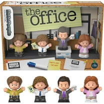 Little People Collector The Office US TV Series Special Edition Set for Adults & Fans, 4 Figures
