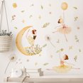 thumbnail image 3 of Calcomanías de pared TUNC Flores de estrellas y luna Sencillez, 3 of 4