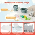 thumbnail image 6 of Costway 6-in-1 Convertible Wooden Baby Highchair Infant Feeding Chair with Removable Tray Beige, 6 of 8