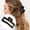 Black, variant on Siquannn Barrettes for Women and Girls, Metal Hair Clips, Small Barrettes with Clips