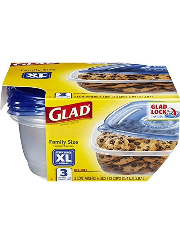Glad Containers in Food Storage Containers