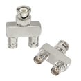 thumbnail image 3 of Adaptador BNC Eightwood BNC macho a doble BNC hembra, 3 of 7