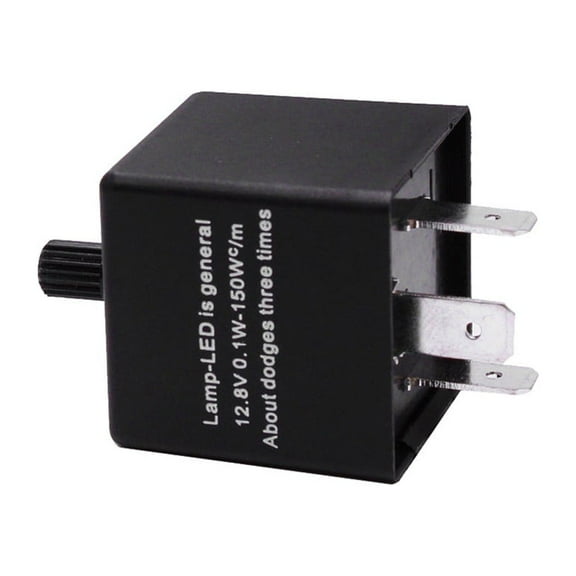 CF13 3 Pin Adjust 12V LED Flasher Relay Car Turn Signal Indicator Blinker Light