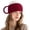Wine, variant on Women's Funny Beer Mug Beanie Hat Winter Warm Knit Crochet Cap with Fake Foam Top and Handle Novelty Oktoberfest Party Halloween Costume Accessory Gift for Women