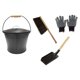 thumbnail image 5 of Cubo para cenizas de chimenea. Kit para chimenea con guantes incluidos. Portátil, práctico y profesional. Accesorios para limpieza de cenizas de, 5 of 9