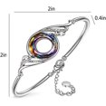 thumbnail image 5 of Pulsera Brazalete Ajustable para Mujer 7"+2", Regalo de Cumpleaños para Mujer, Símbolo de Suerte y Renovación, 5 of 5