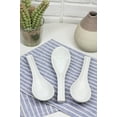 thumbnail image 4 of Ebros Made In Japan Ceramic Glossy White Soup Spoons With Ladle Hook Set Of 6, 4 of 5
