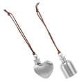 thumbnail image 3 of 2 Pcs Pot à Vin Portable Petite Hanche Flacon Lanière Flacon en Acier Inoxydable, 3 of 9