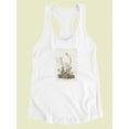 thumbnail image 3 of Field Sparrow Racerback Tank Women -John James Audubon Designs, Female Small, 3 of 4