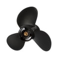 thumbnail image 3 of Quicksilver Black Diamond 3-Blade Aluminum Propeller, 9.25" Diameter x 10" Pitch, Right Hand Rotaion, 3 of 4