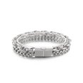 thumbnail image 3 of Brazalete de doble capa Qarigey acero Metal decoración de mano AP014690-03, 3 of 6