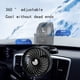 thumbnail image 4 of Ventilador, ventilador de techo, ventilador de escritorio, ventilador portátil para automóvil, ventilador de circulación de enfriamiento USB/12/24 V con ventilador de vehículo automotriz ajustable de, 4 of 8