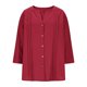 thumbnail image 4 of Camisetas de Cuello en V de Manga Larga para las Mujeres Botón Abajo Plisado 3/4 Manga Casual Blusa Suelta, Camisetas de Manga Larga para las Mujeres de Ajuste Suelto, 4 of 9