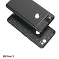 thumbnail image 3 of GOOGLE PIXEL 2 CASE, Pixel 2 Case, KAESAR Premium TPU [Leather Texture Design] Slim Fit Flexible Lightweight Shock Absorbent Drop Protection Protective Case Cover for for Pixel 2 - Black, 3 of 5
