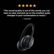 Open Box Bose Noise Cancelling Headphones 700 Over-Ear Bluetooth Headphones, Silver