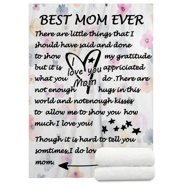 Gifts for Mom Blanket,Birthday Gifts for Mom,Mom Birthday Gifts from  Daughter Son,Best Mom Gift Ideas Presents,for Mom from Daughter,Mom Gifts  from Daughters,32x48''(#276,32x48'')F 