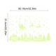 thumbnail image 3 of Ireezec Glow in the Dark Christmas Wall Stickers, Luminous Window Decals, Decor, Festive Party Background, Removable PVC Wall Art for Indoor Living Room Bedroom Celebration, 3 of 6