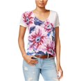 thumbnail image 2 of Camiseta con estampado Floral Lucky Brand rosa mediana, 2 of 2