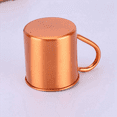 thumbnail image 2 of 2X Sports Products Straight Cup Handle Cocktail Cup Pure Copper Mug, 2 of 6