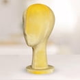 thumbnail image 6 of EHJRE Female Head Mannquin Hat Display Mannequin Head Professional Display Styling Velvet Head Dress Form for Halloween Hat Headset yellow, 6 of 8