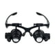 thumbnail image 2 of Lupas LED con diadema | Lentes intercambiables 10x, 15x, 20x y 25x | Lupas portátiles con doble luz LED | Reparación de joyas, mantenimiento de relojes y ayuda de lectura para personas con b, 2 of 5