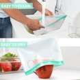 thumbnail image 3 of YINGQING 1 Sac de Contenant Alimentaire Réutilisable en Silicone, Sac de Congélation Auto-Scellant, 3 of 3