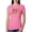Hot Pink, variant on Peace Love Breast Cancer Awareness Breast Cancer Awareness Womens Slim Fit Junior Tee, Hot Pink, Small