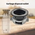 thumbnail image 6 of Heavy Duty Garbage Disposal Flange Set, Drain Nut & Stopper for Leakproof Waste Disposer Installation (119 chars), 6 of 8