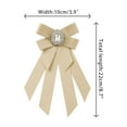 thumbnail image 2 of INSPIRE CHIC Women's Ribbon Brooch Bowknot Pre Tied Bow Ties with Rhinestone, 2 of 5