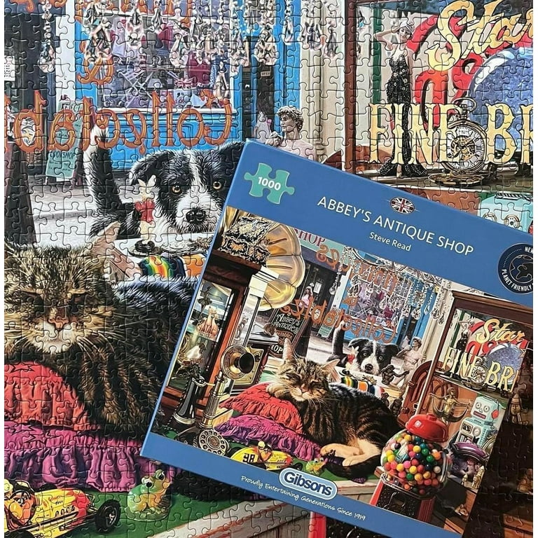 Gibsons Puzzle Summer Days 1000 Pezzi - Per Adulti - Cartone Riciclato - Illustrazione Di Steve Crisp - 5