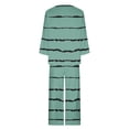thumbnail image 3 of ameIAEA Ensemble de Pyjama pour Femmes Manches Longues Col Rond Pantalon Grand Ensemble de Détente 2 Pcs, 3 of 5
