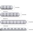 thumbnail image 2 of Cable Holder Clips,3pcs Cable Management Cord Organiser Clips, 2 of 4