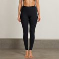 thumbnail image 2 of IWRICH Leggings with Pockets for Women High Waisted Soft Leggings for Gym Yoga Workout Black M, 2 of 7