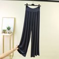 thumbnail image 2 of Qiyinn Women's Solid Color Drawstring Elastic Waist Pants, 2 of 5
