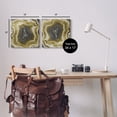 thumbnail image 3 of Stupell Abstract Gold & Grey Agate Nature Abstract Photography Gallery Wrapped Canvas Print Wall Art, Set of 2, 3 of 7