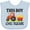 Blue, variant on Inktastic Farming Cute Boy Loves Tractors Boys Baby Bib