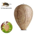 thumbnail image 2 of 4 Uds. Señuelo de nido de avispas, trampa falsa colgante, señuelo de papel no tóxico, disuasorio eficaz, avispones de abeja, nido falso para el hogar y el jardín al aire libre kaili Sencillez, 2 of 5