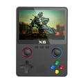 thumbnail image 1 of X6 2000mAh para reproductor de juegos portátil Mini consola de juegos Adultos Niños Negro, 1 of 6